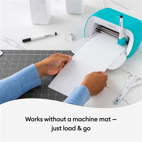 2010001 - Cricut Joy Removable Smart Vinyl Write White; 4 sheets 5.5 in x 13 in (14 cm x 33 cm); Works without a cutting mat – just load & go!; Customize with Cricut Joy™ Pens & Markers; Durable yet easily removes from surfaces; Do not use with Transfer Tape; For Cricut Joy™ cutting machine